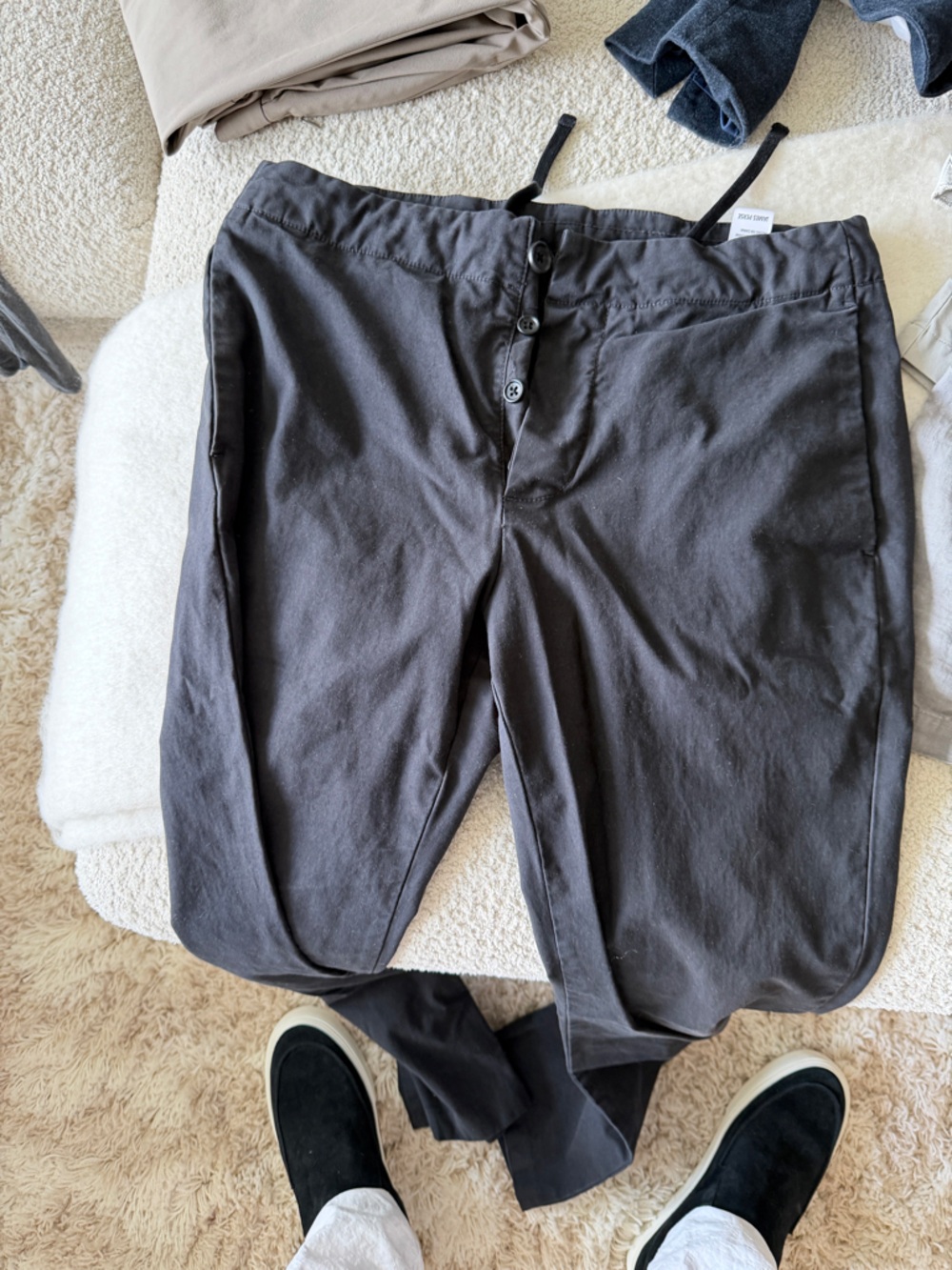 James Perse charcoal gray men's pants